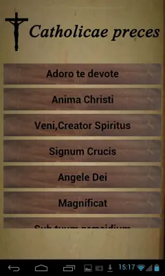 Catholicae preces android App screenshot 3